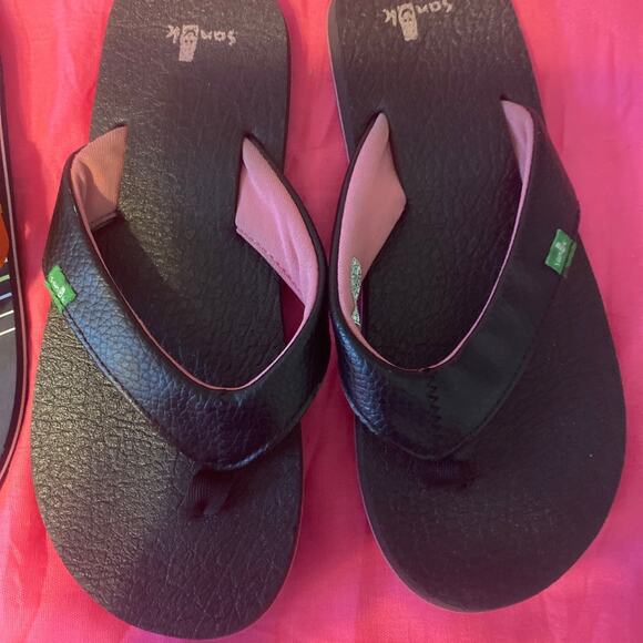 2 Pairs of girls Flip Flops- Sz 1-2 - Picture 6 of 12